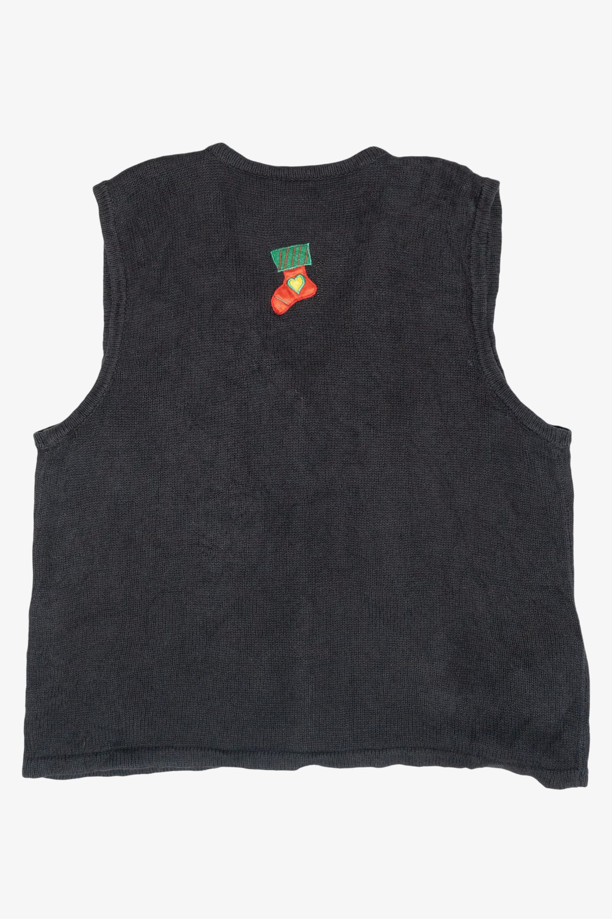Festive Snowmen Vintage Ugly Christmas Sweater Vest (1990s)
