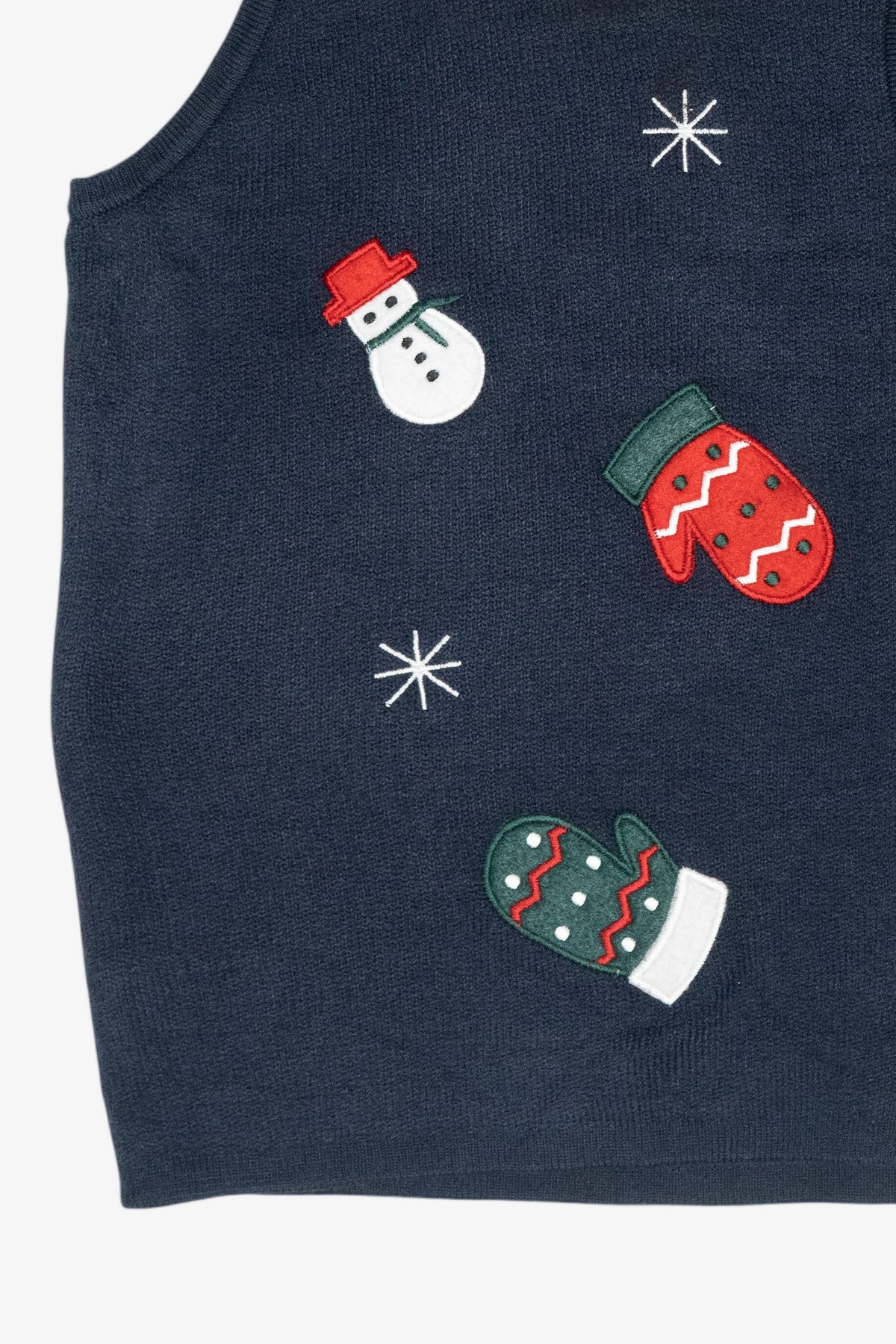 Warm Mittens Vintage Ugly Christmas Sweater Vest (2000s)