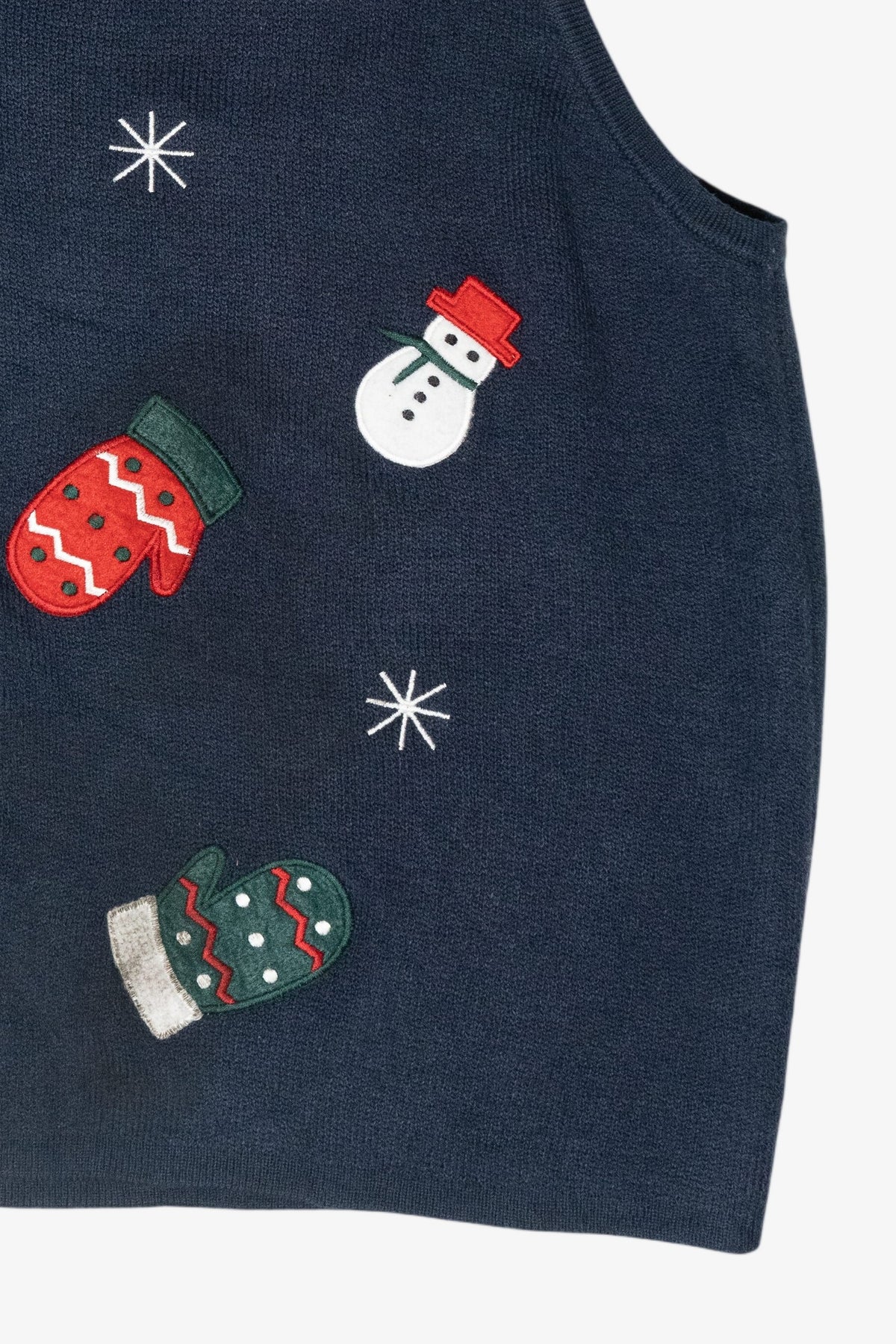 Warm Mittens Vintage Ugly Christmas Sweater Vest (2000s)