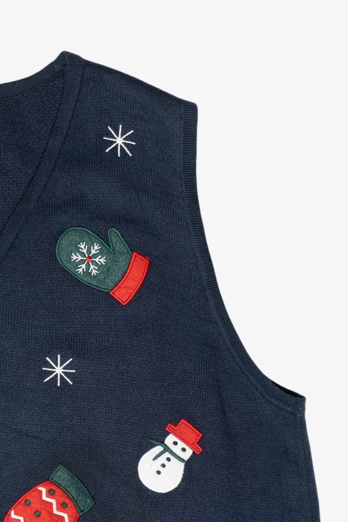 Warm Mittens Vintage Ugly Christmas Sweater Vest (2000s)