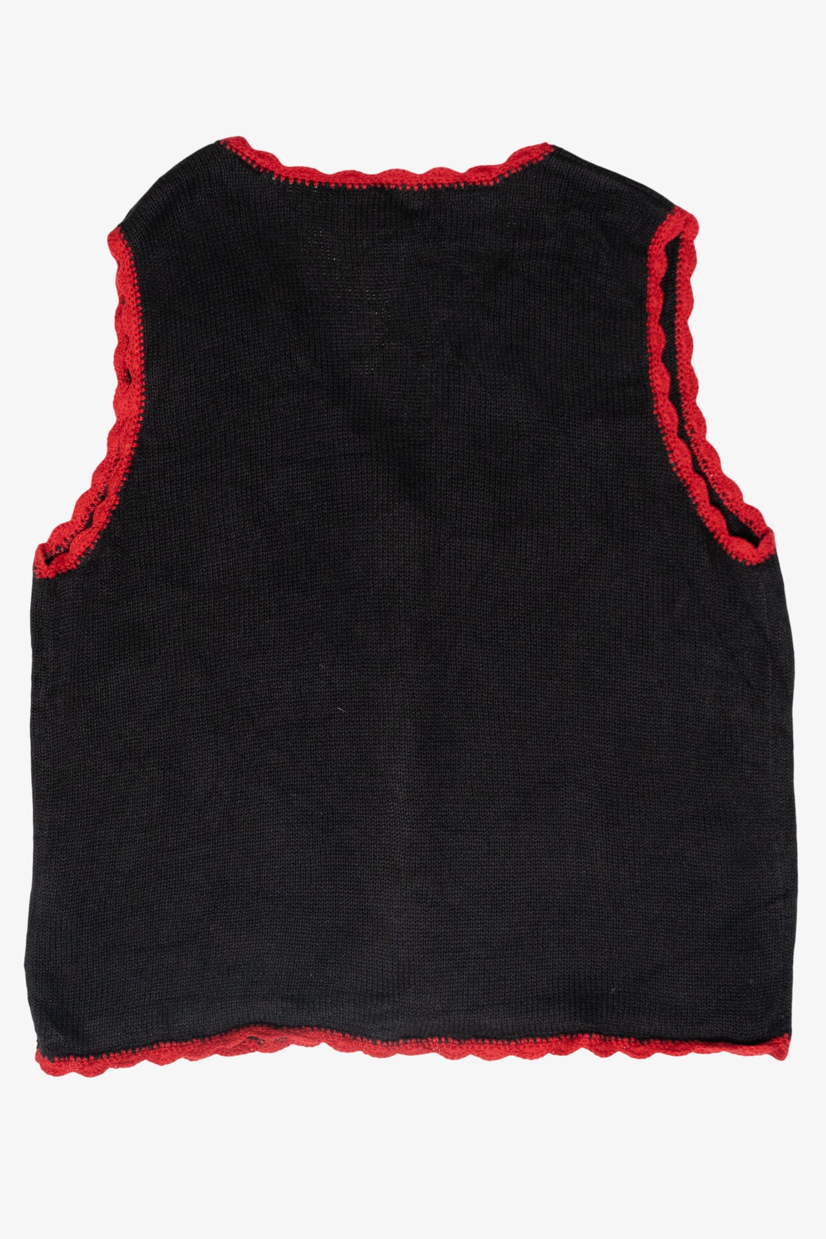 Gingerbread Cookies Vintage Ugly Christmas Sweater Vest (1990s)