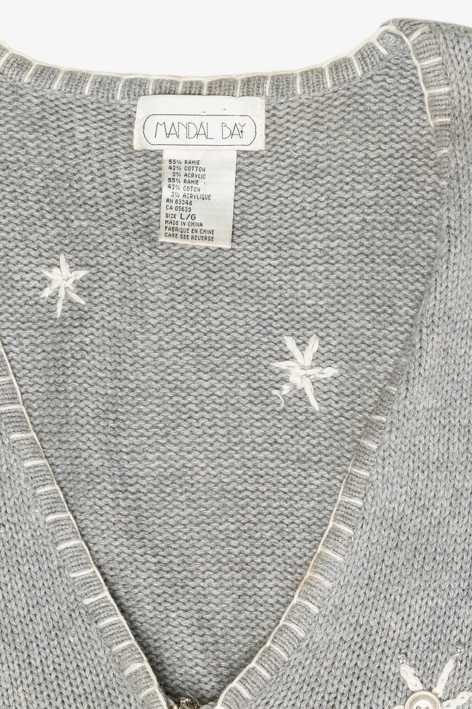 Cozy Snowmen Vintage Ugly Christmas Sweater Vest (1990s)