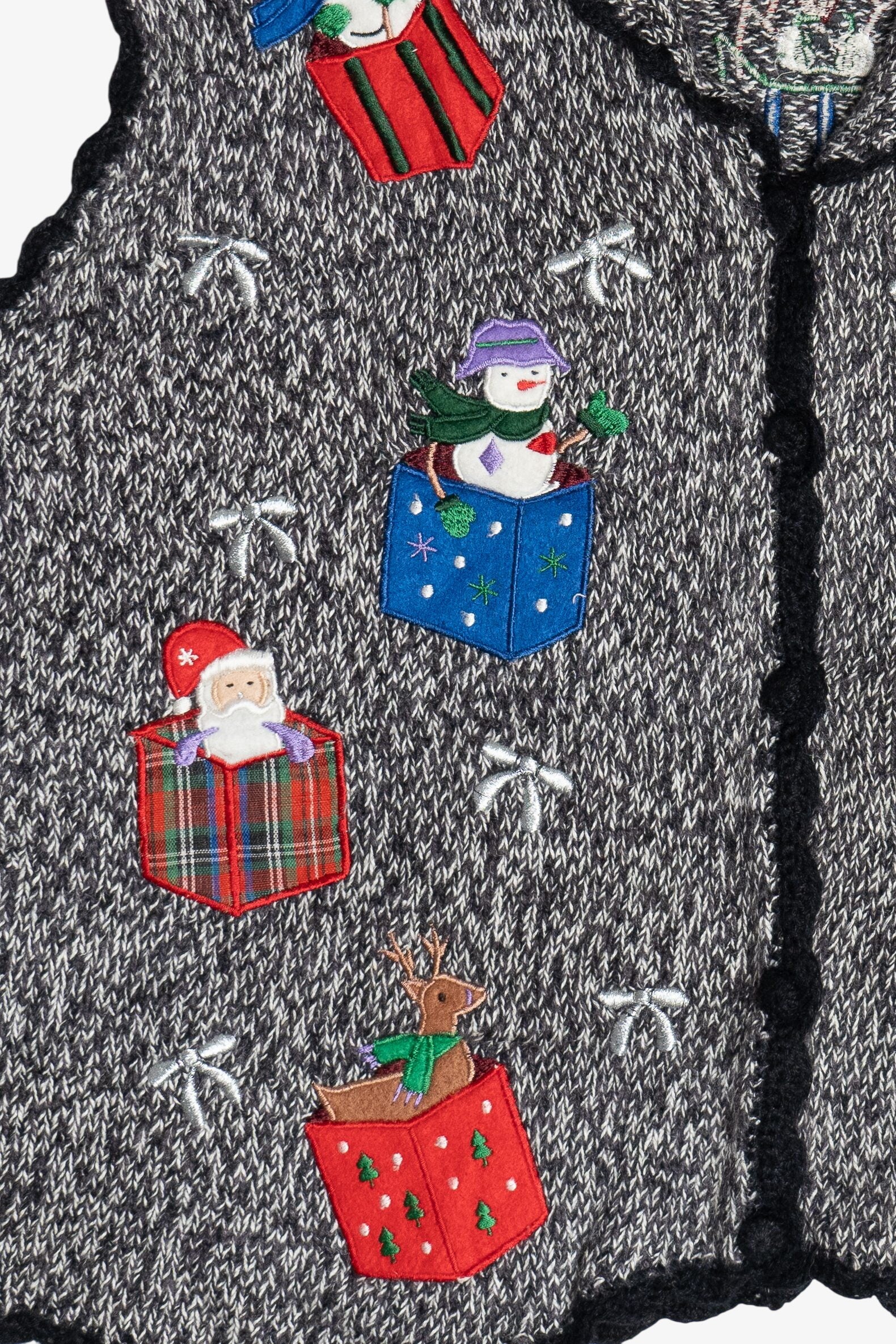 Vintage Holiday Presents Ugly Christmas Vest (1990s)