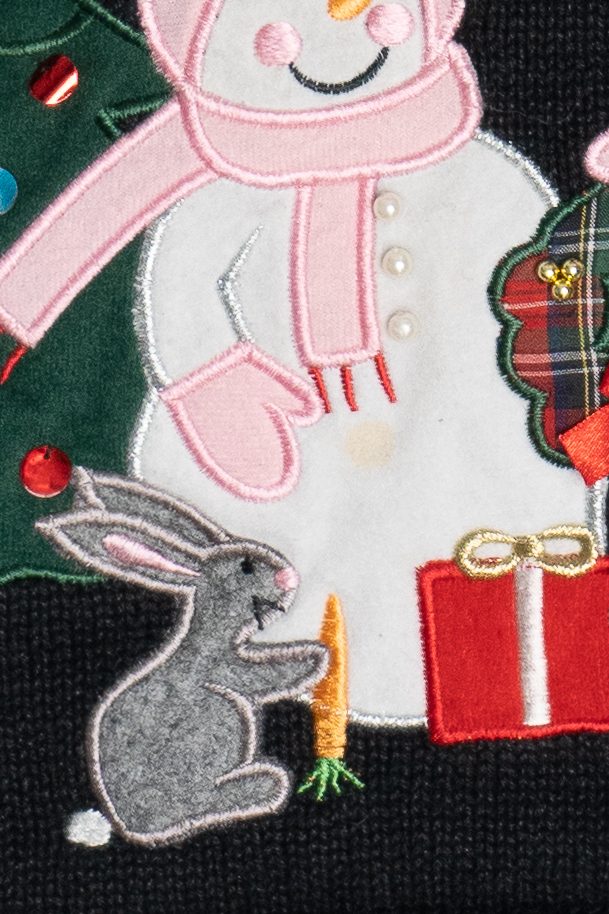 Vintage Bechamel Snowmen Ugly Christmas Vest (1990s)