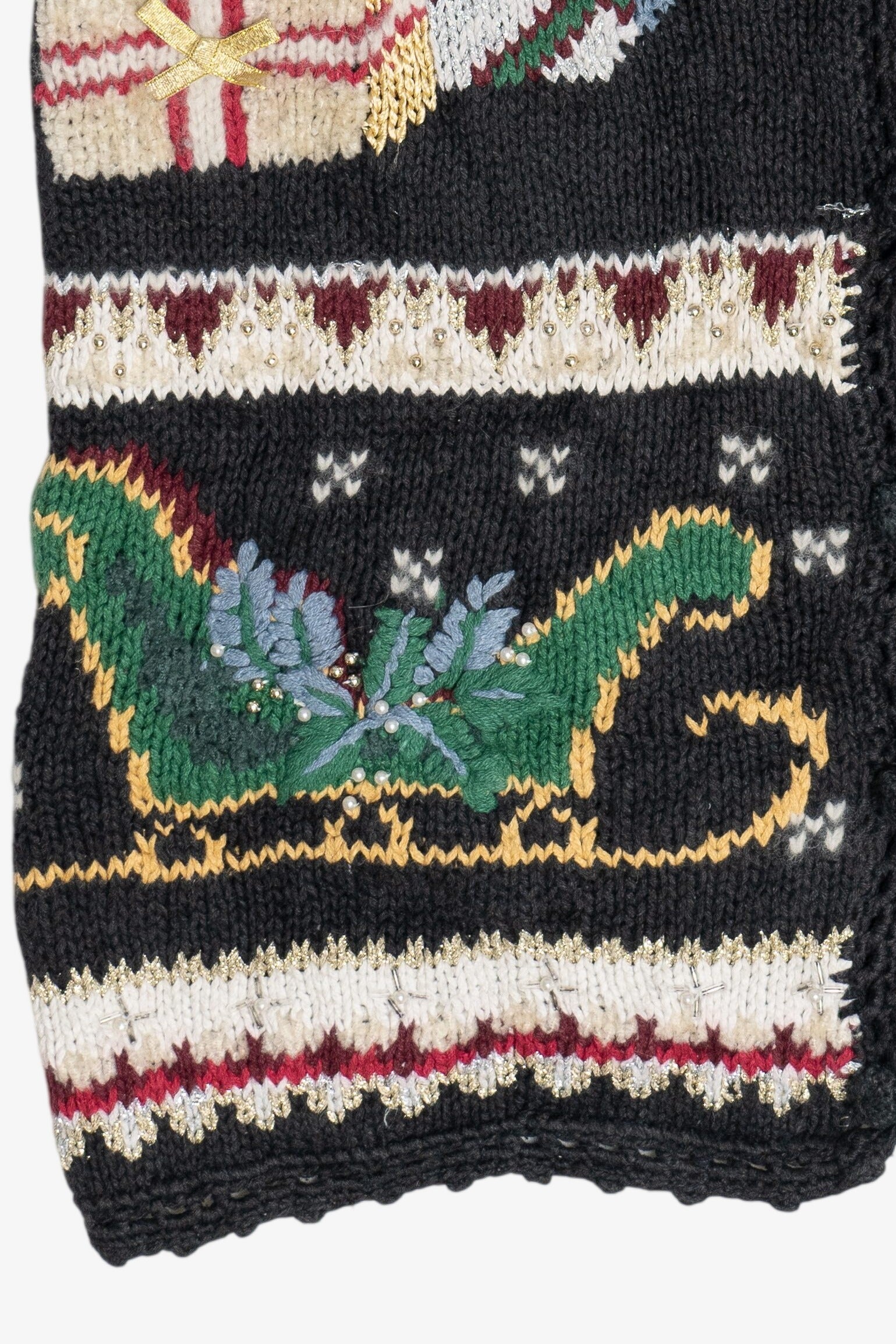 Vintage Tiara International Ugly Christmas Vest (1990s)
