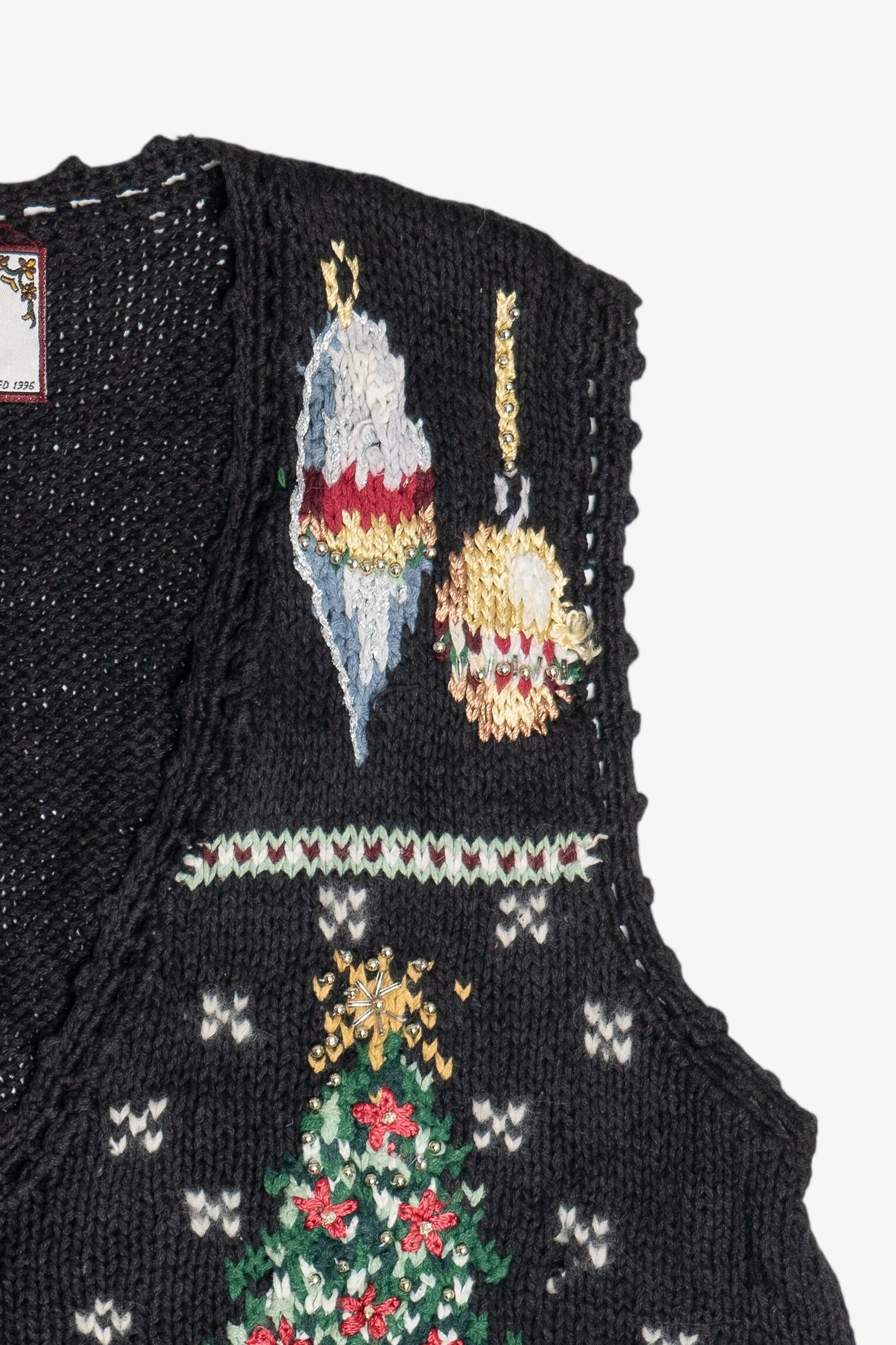 Vintage Tiara International Ugly Christmas Vest (1990s)