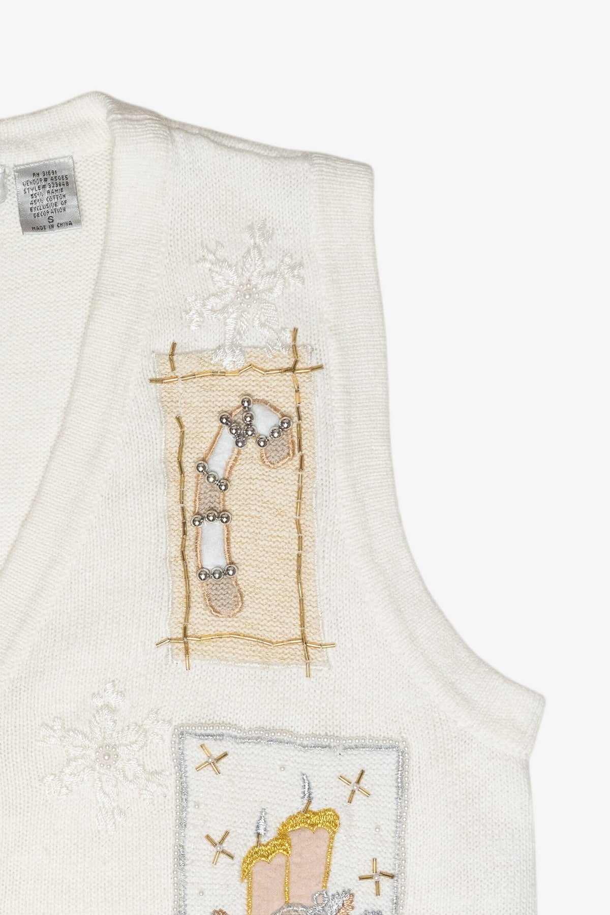 Winter Icons Vintage Ugly Christmas Sweater Vest (2000s)