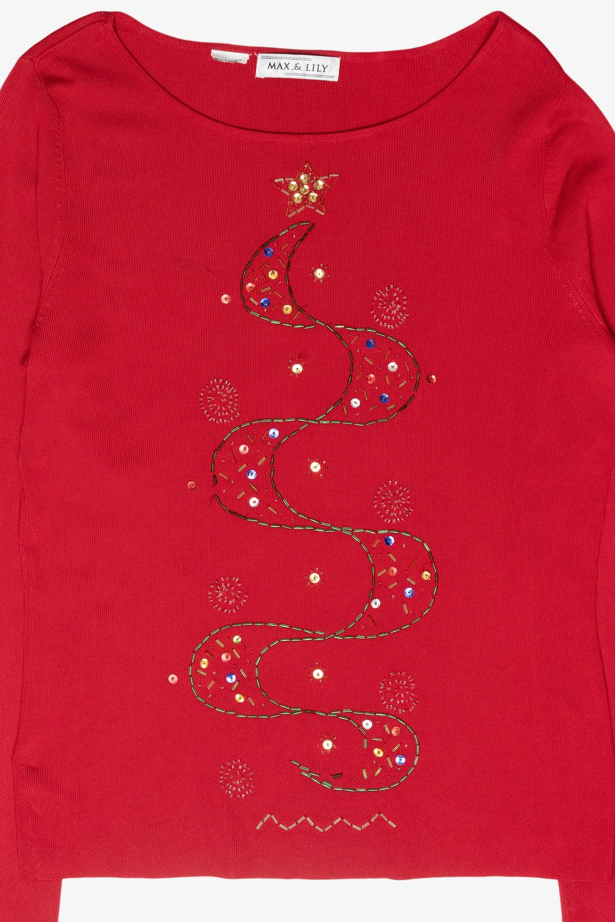 Spiral Tree Vintage Ugly Christmas Pullover (2000s)