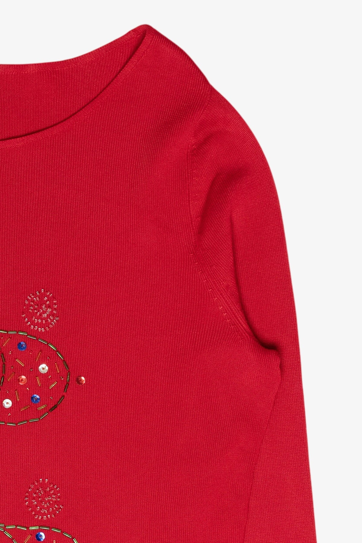 Spiral Tree Vintage Ugly Christmas Pullover (2000s)