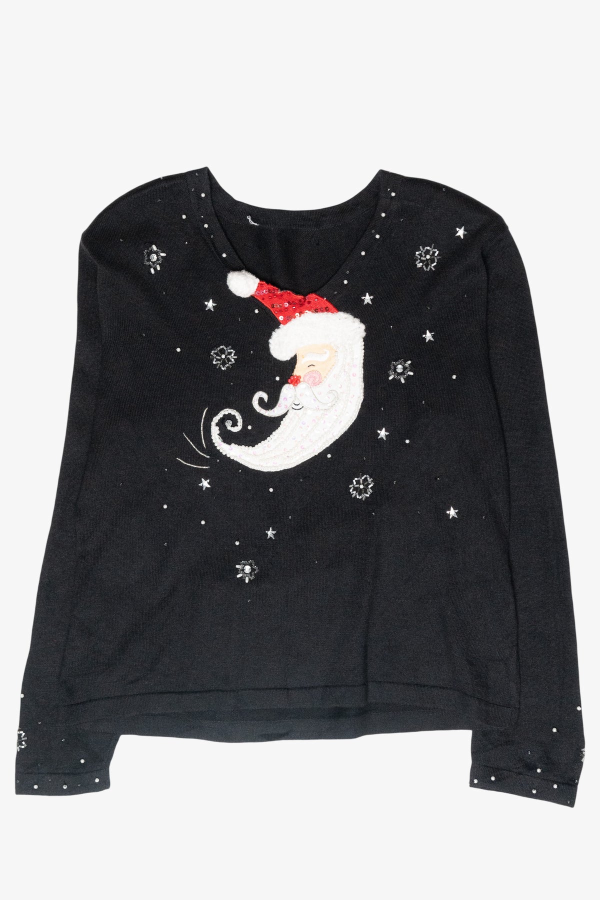 Whimsical Santa Vintage Ugly Christmas Pullover (2000s)