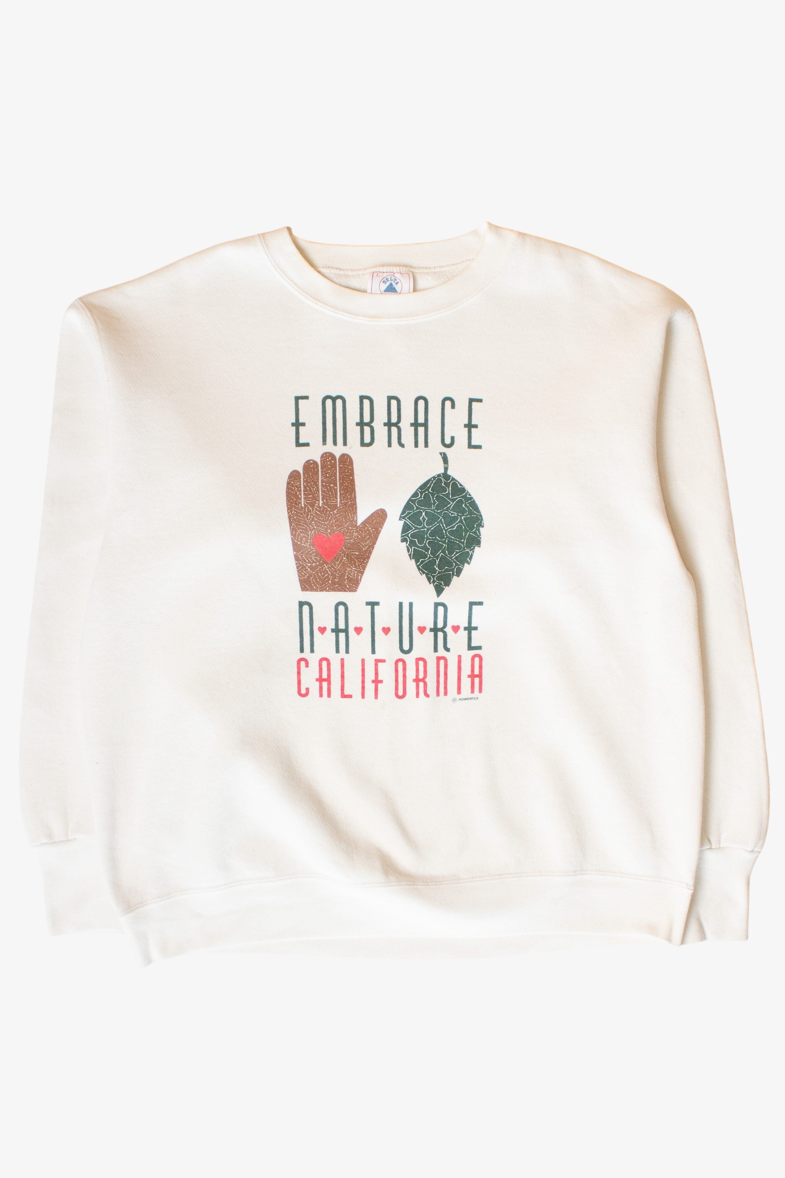 Vintage Embrace Nature California Sweatshirt (1990s)