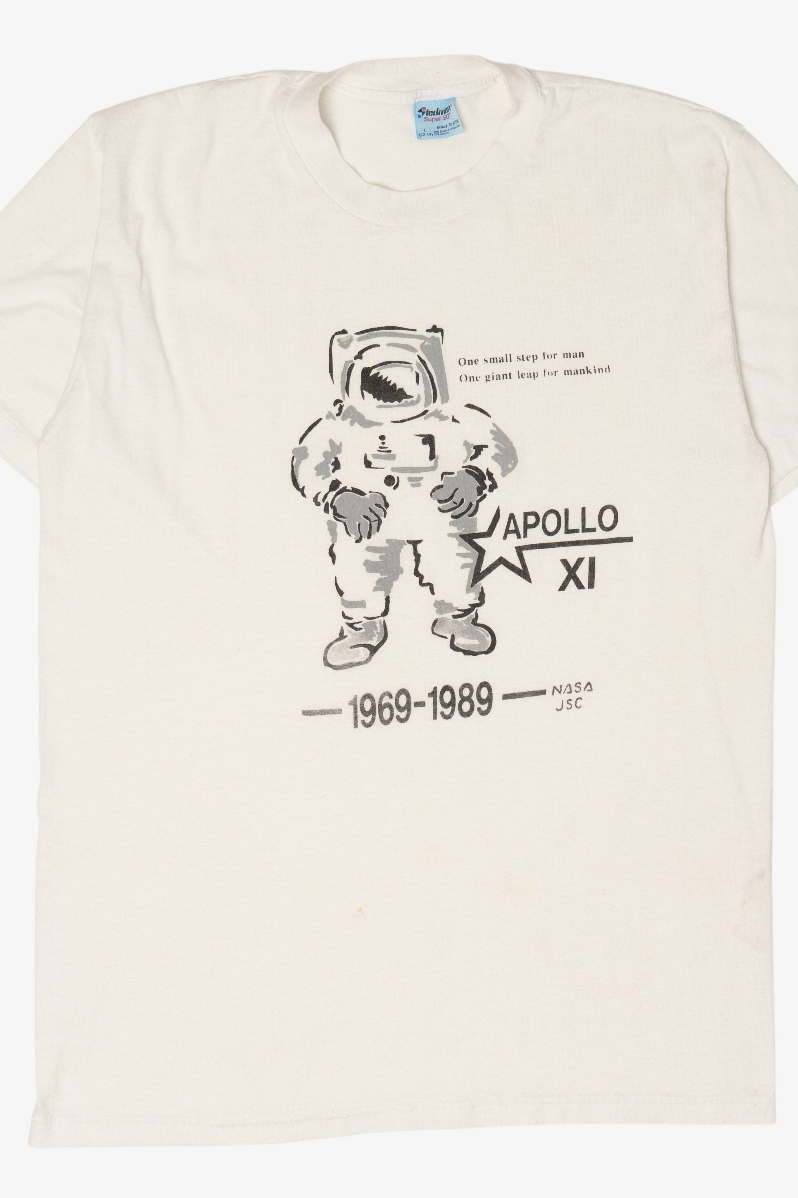 Vintage Apollo XI Nasa Astronaut T-Shirt (1989)