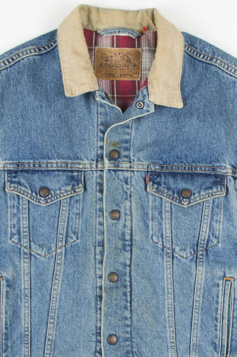 Levi Flannel Lined Denim Vest
