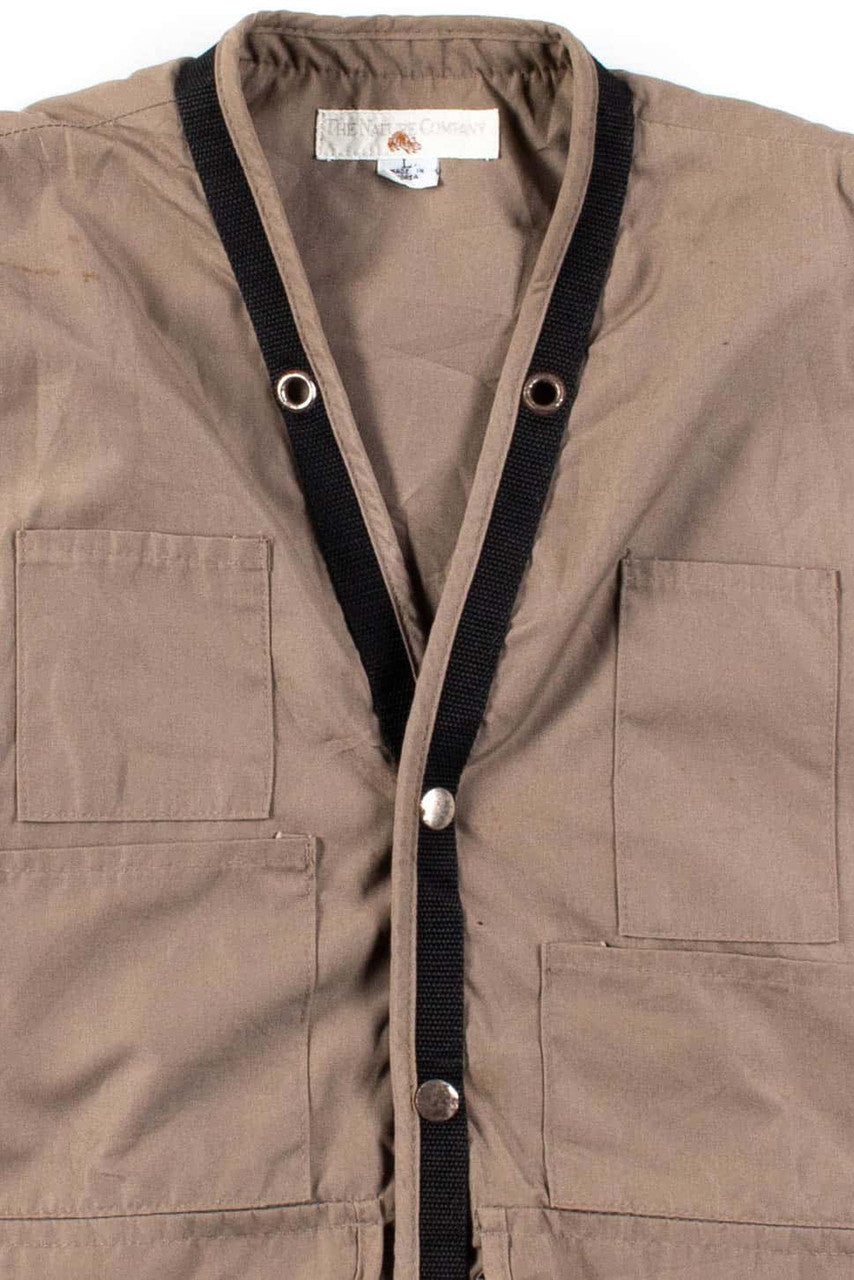 Brown Snap Hunting Vest