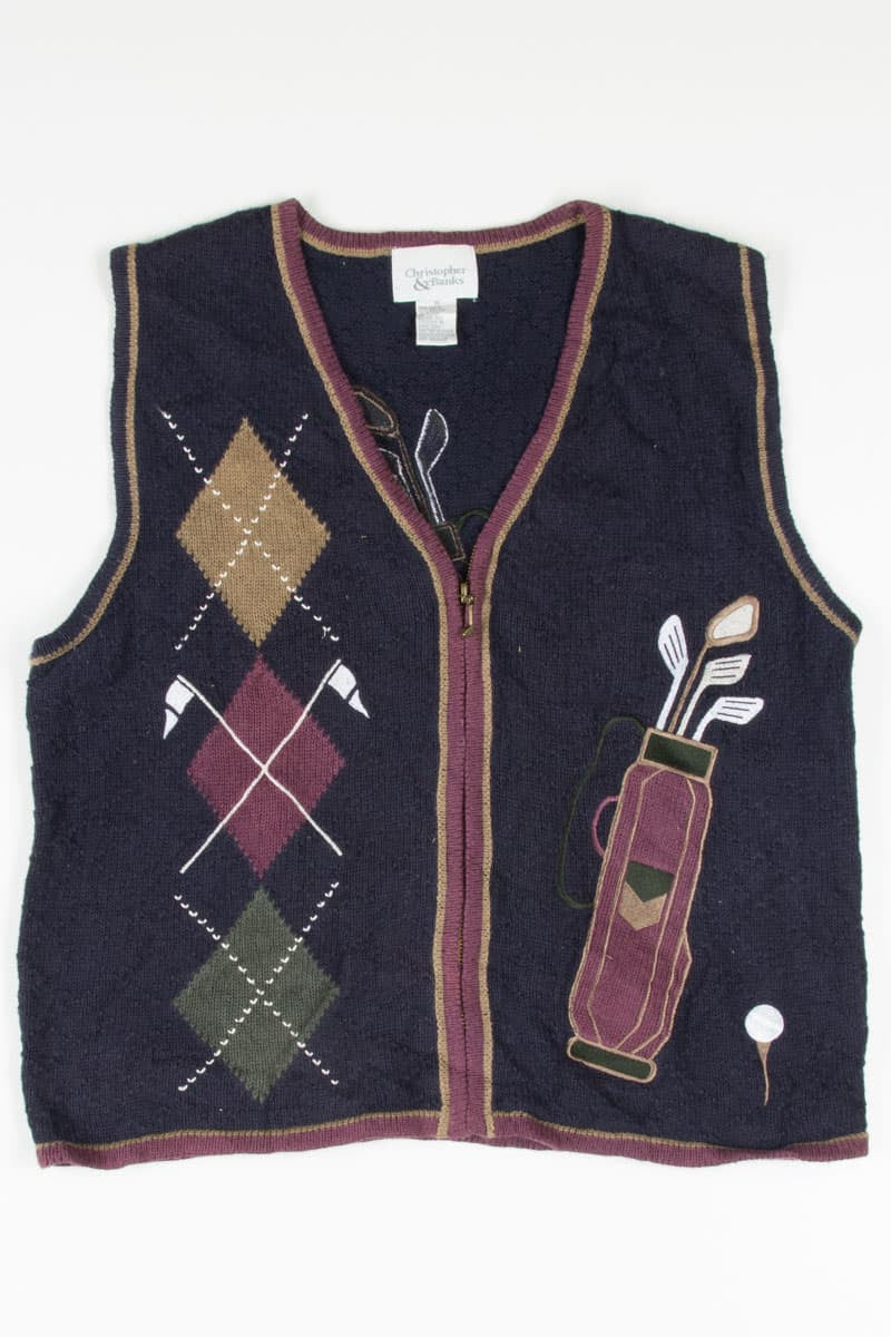 Argyle Golf Sweater Vest
