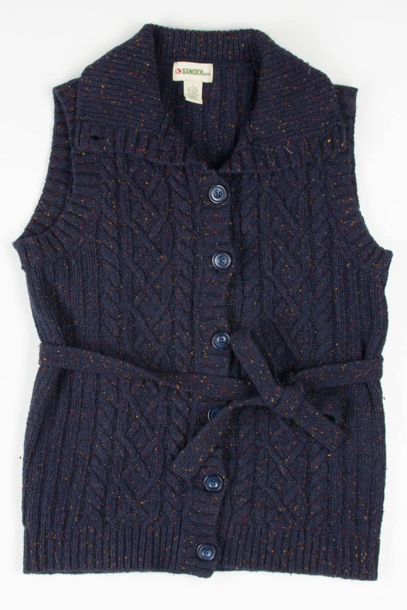 Cable Knit Sweater Vest