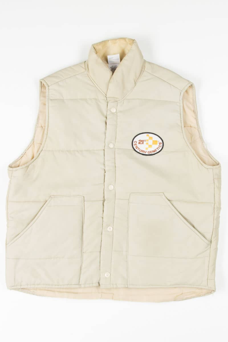 21st Century Genetics Tan Padded Vest