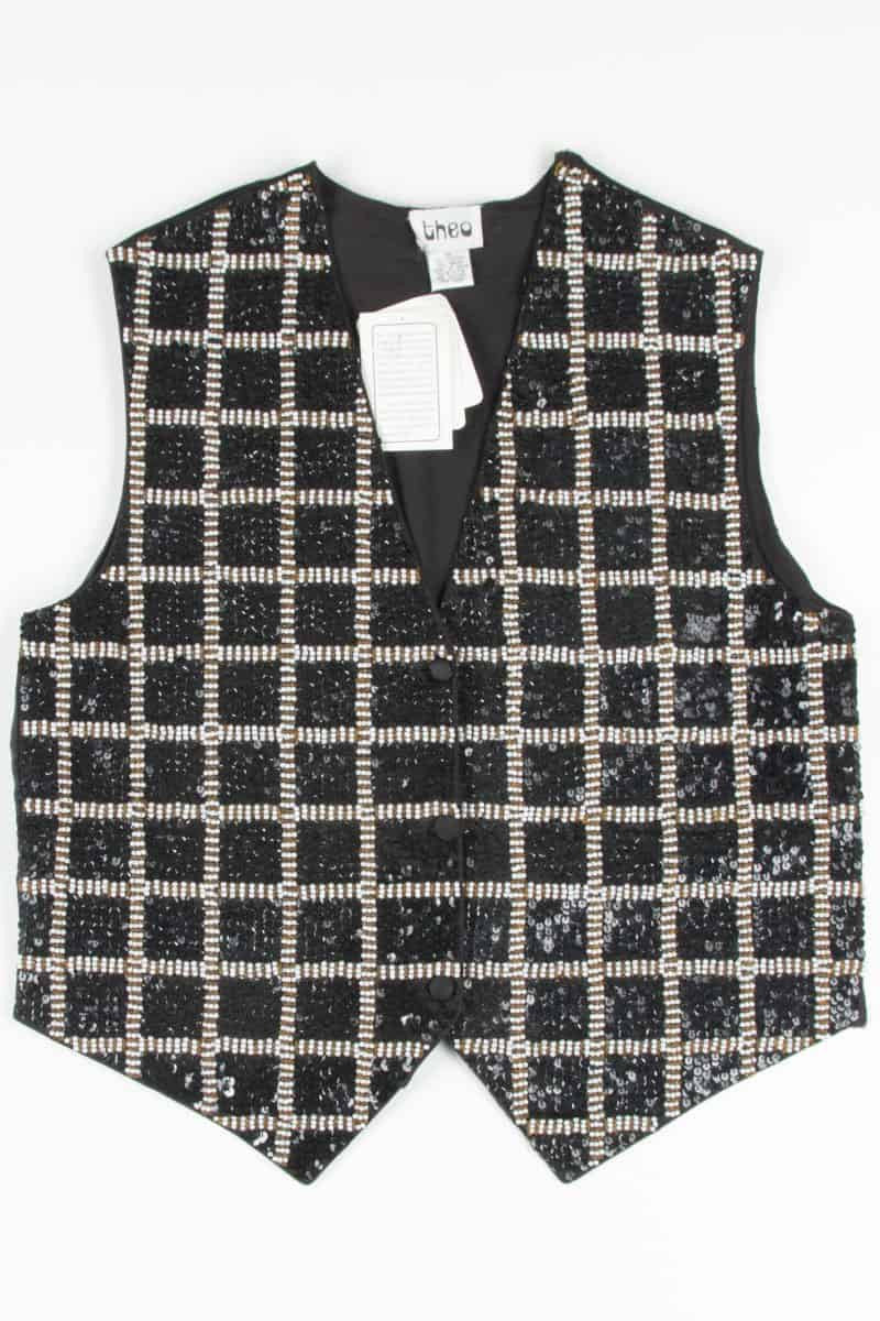 Vintage Sequin Beaded Vest