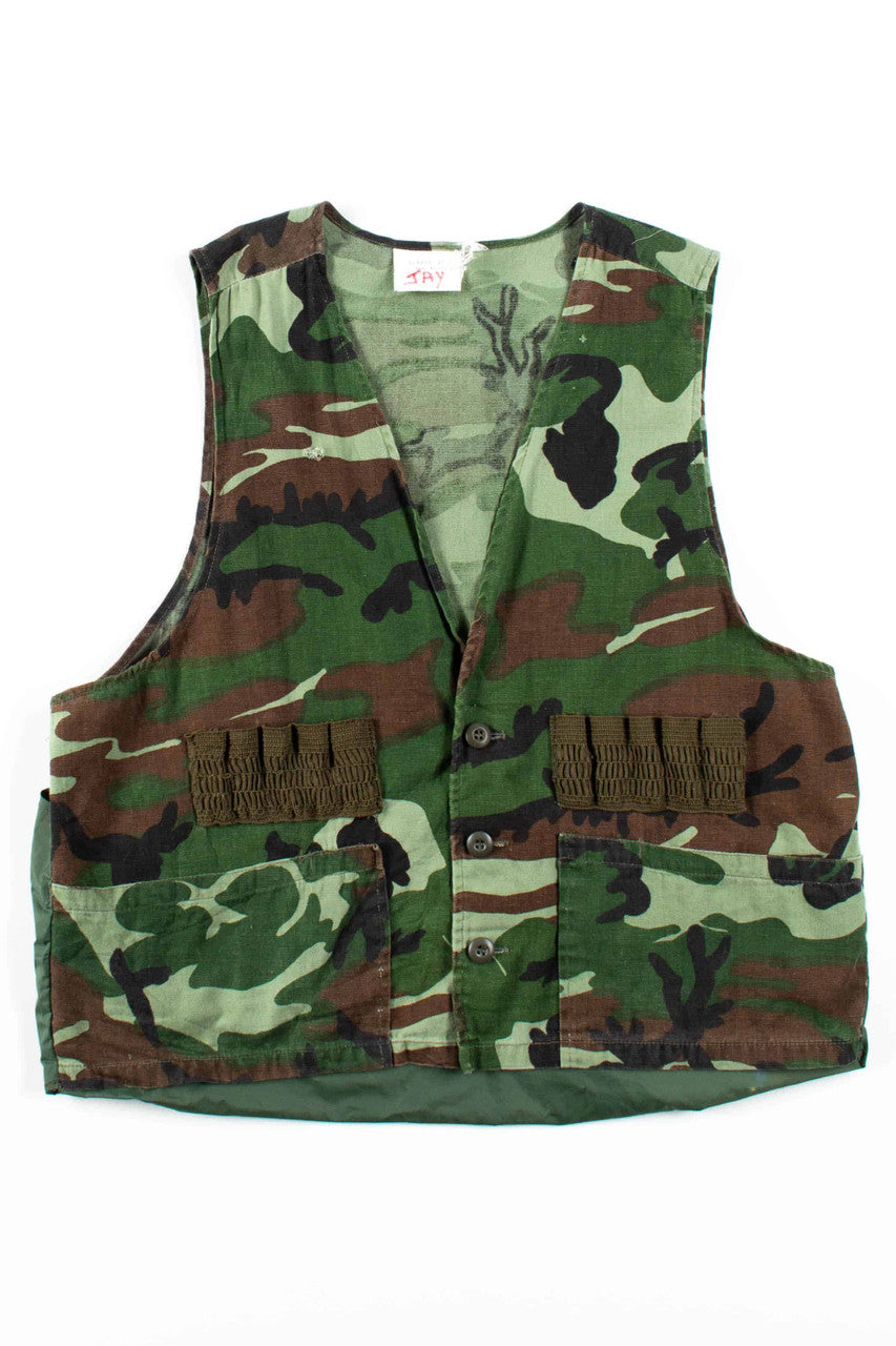 Vintage Camouflage Hunting Vest