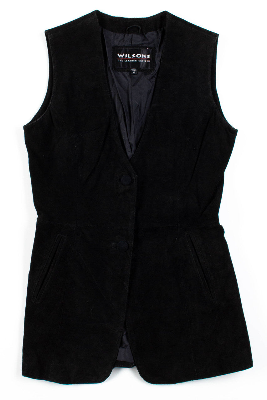 Black Suede Vest 2
