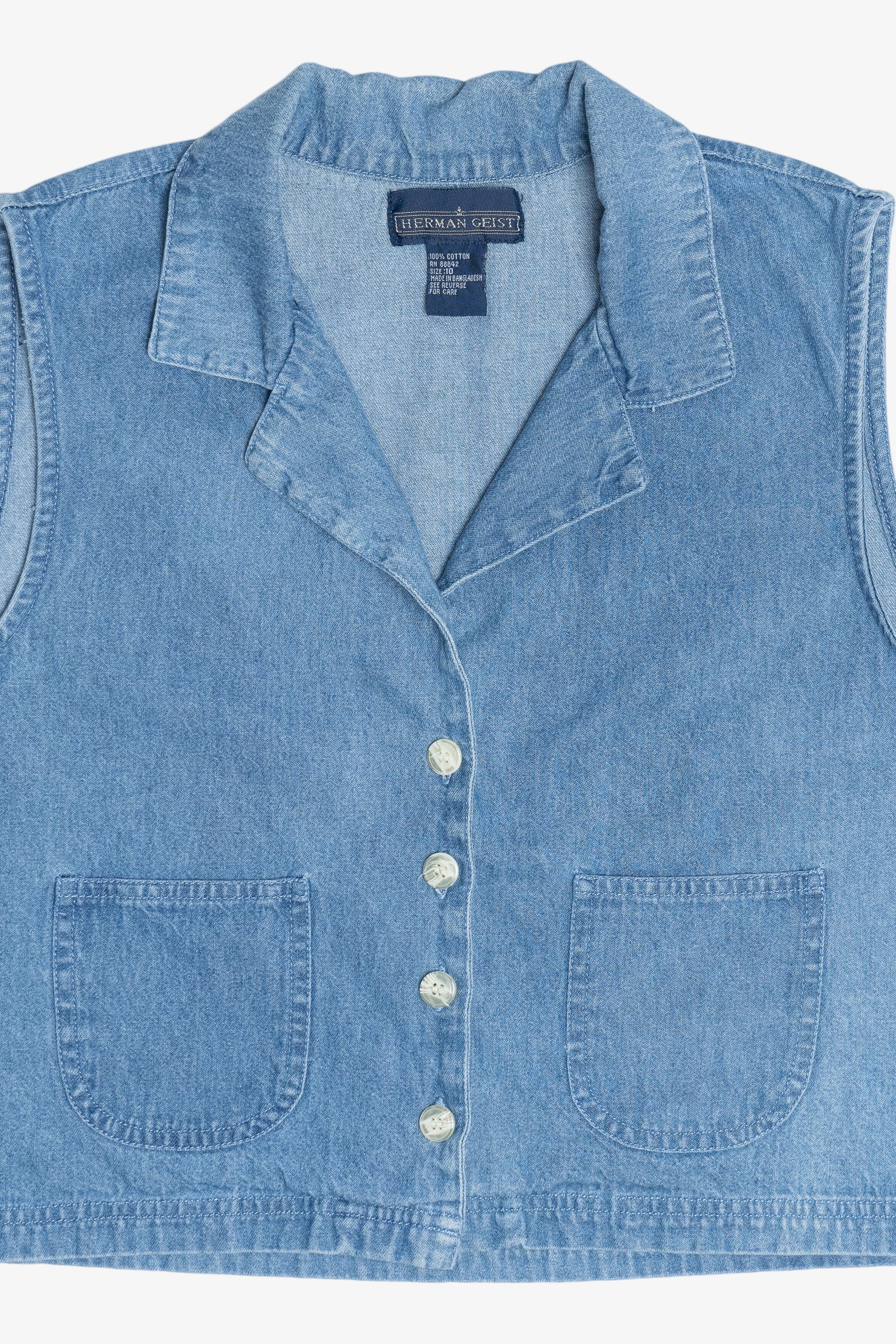 Vintage Herman Geist Lightweight Cotton Sleeveless Top (1990s)