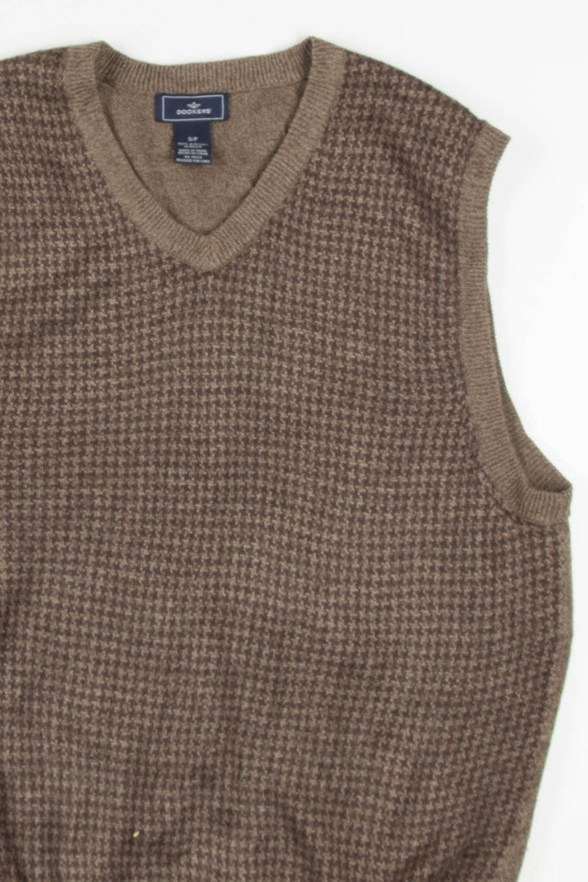 Houndstooth Dockers Sweater Vest 207
