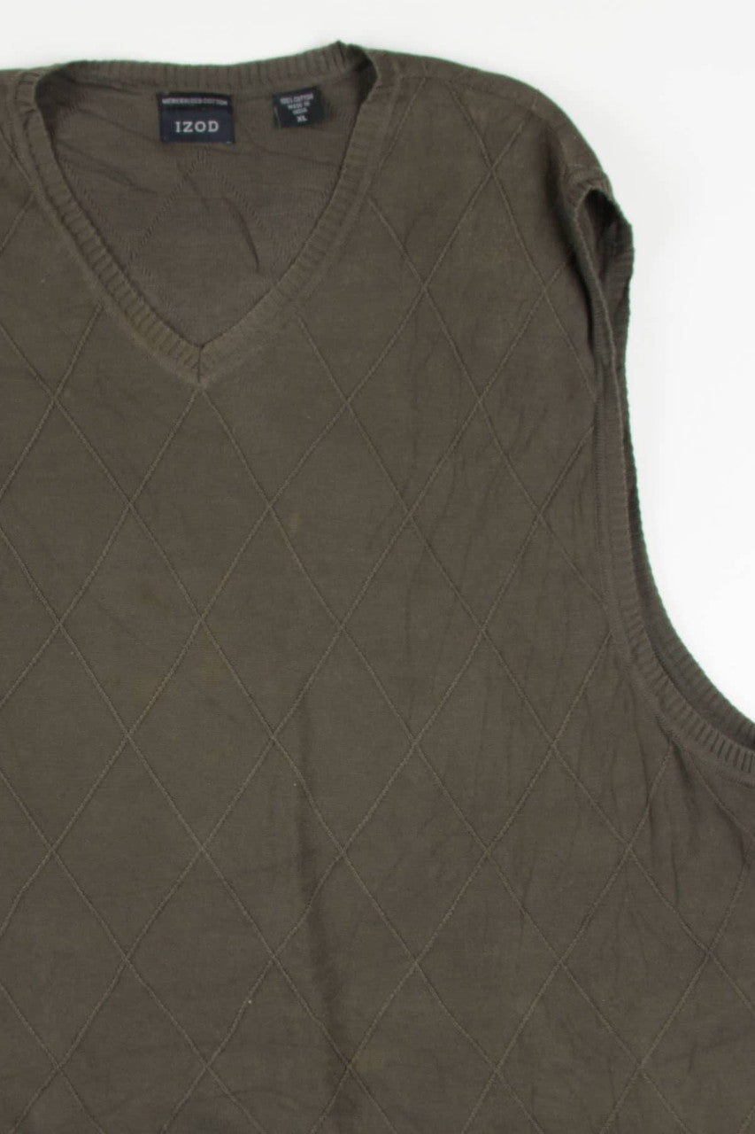 Olive Izod Sweater Vest 247