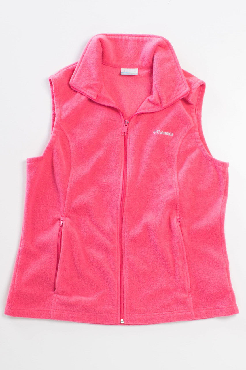 Hot Pink Columbia Fleece Vest