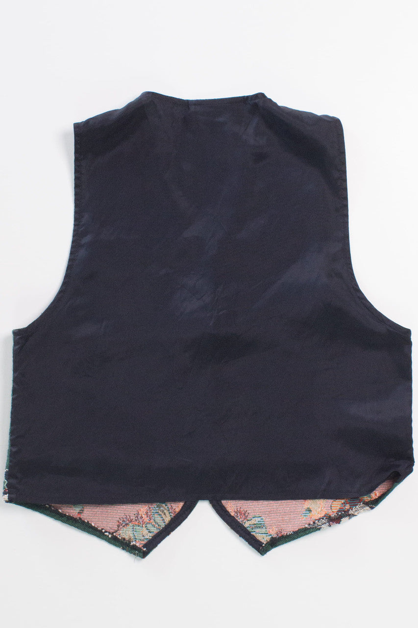 Vintage Button Up Christmas Vest