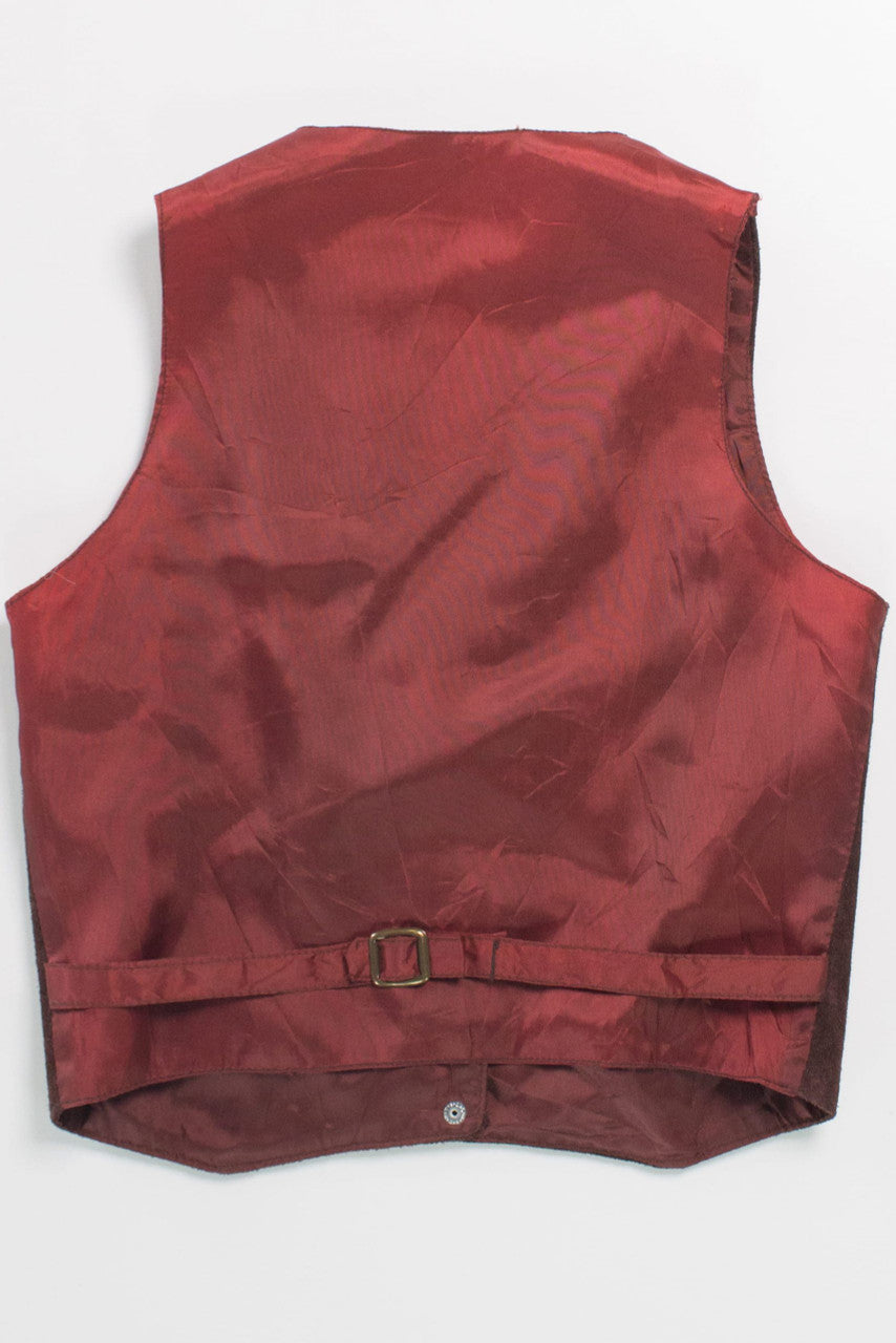 Vintage Brown Leather Vest
