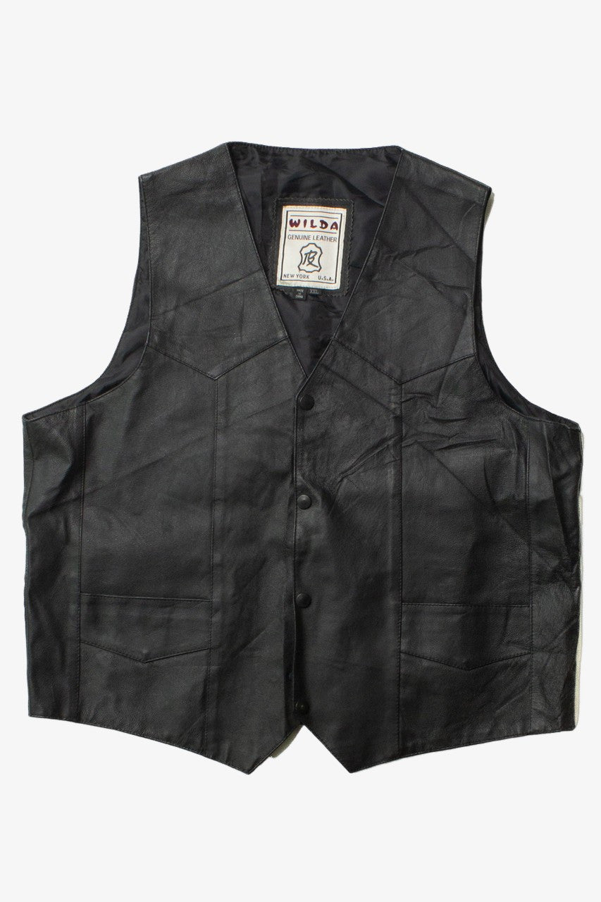 Vintage Wilda Leather Vest (1990s)