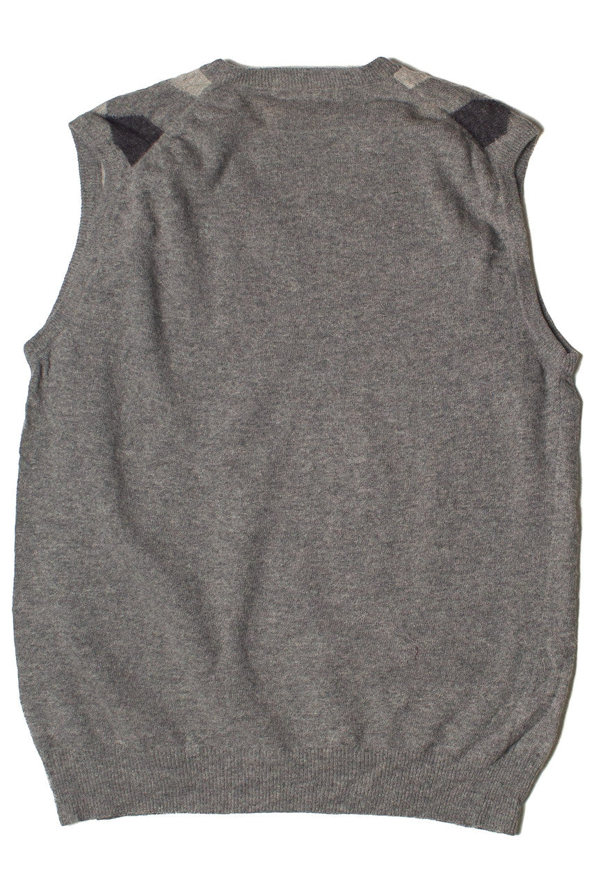 Vintage Diamond Pattern Gianmi Mondrago Sweater Vest