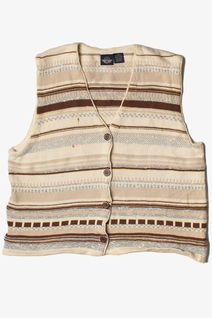 Vintage Striped Dockers Sweater Vest