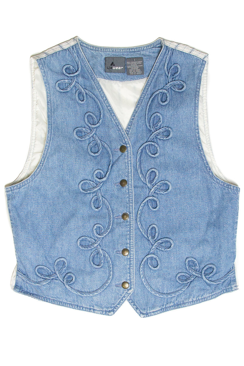 Vintage Liz Wear Denim Vest