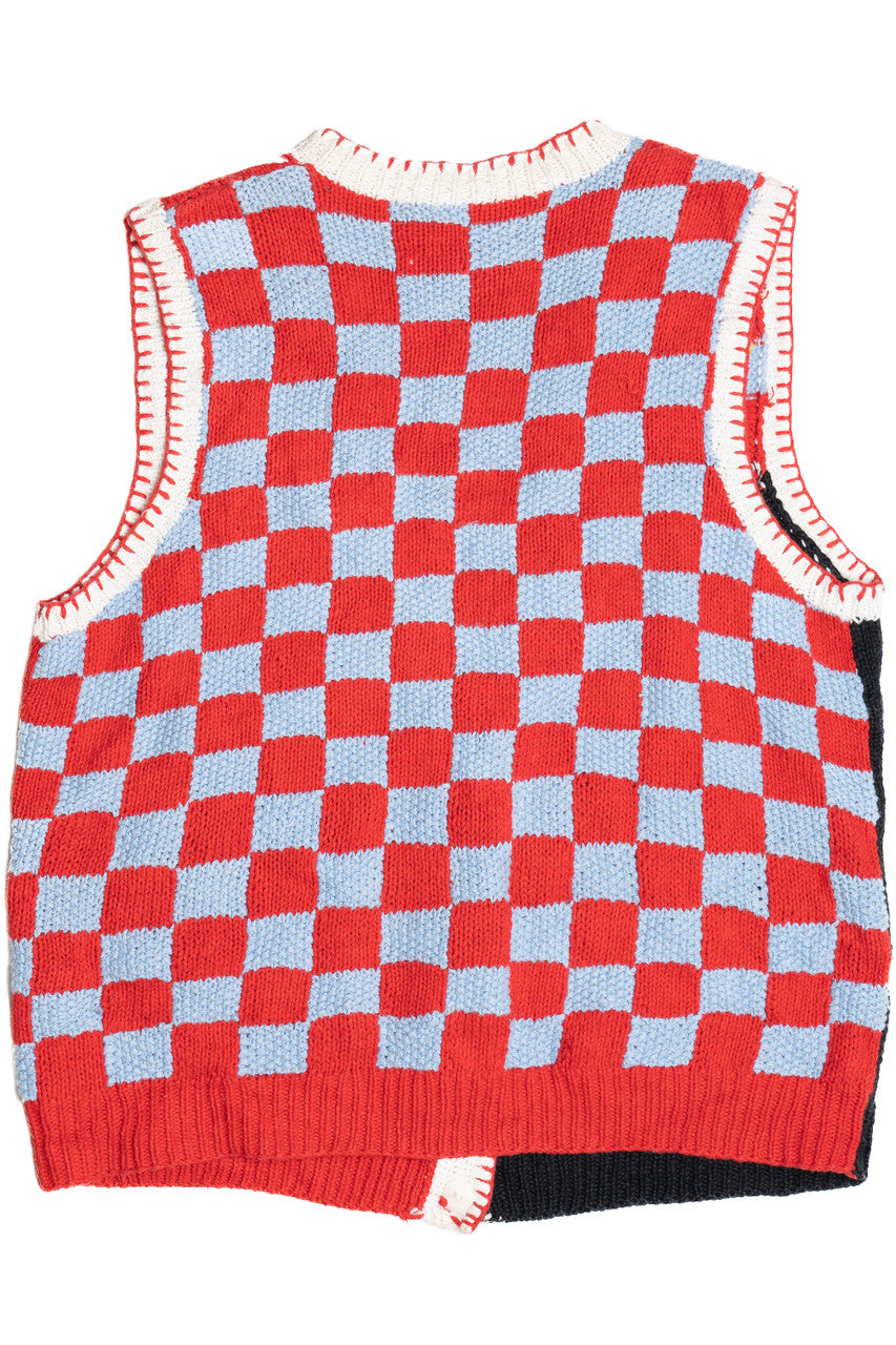 Vintage Texas Rodeo Hand Knit Marisa Christina Sweater Vest (1990s)