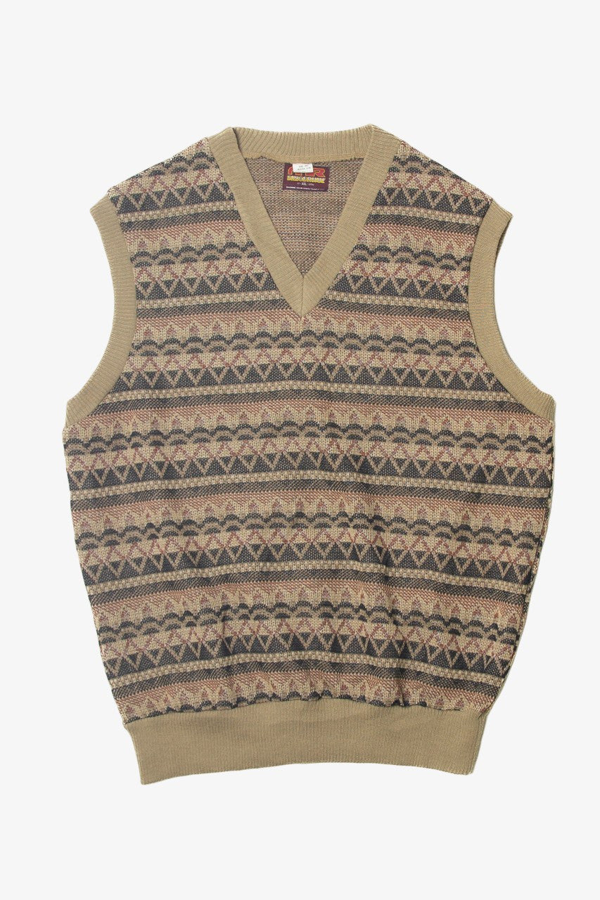 MC Fingerhut Patterned Sweater Vest