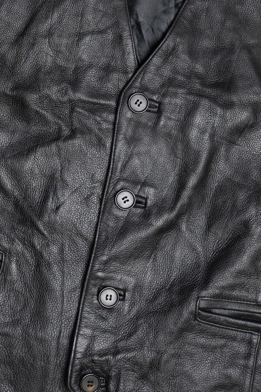 Vintage Leather Limited Leather Vest (1990s)