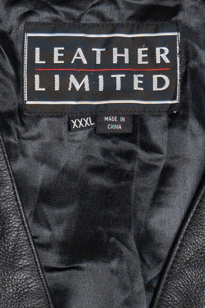 Vintage Leather Limited Leather Vest (1990s)
