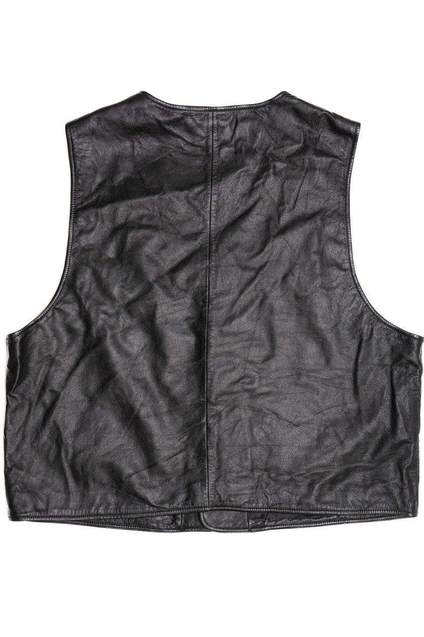 Vintage Roundtree & Yorke Leather Vest (1990s)