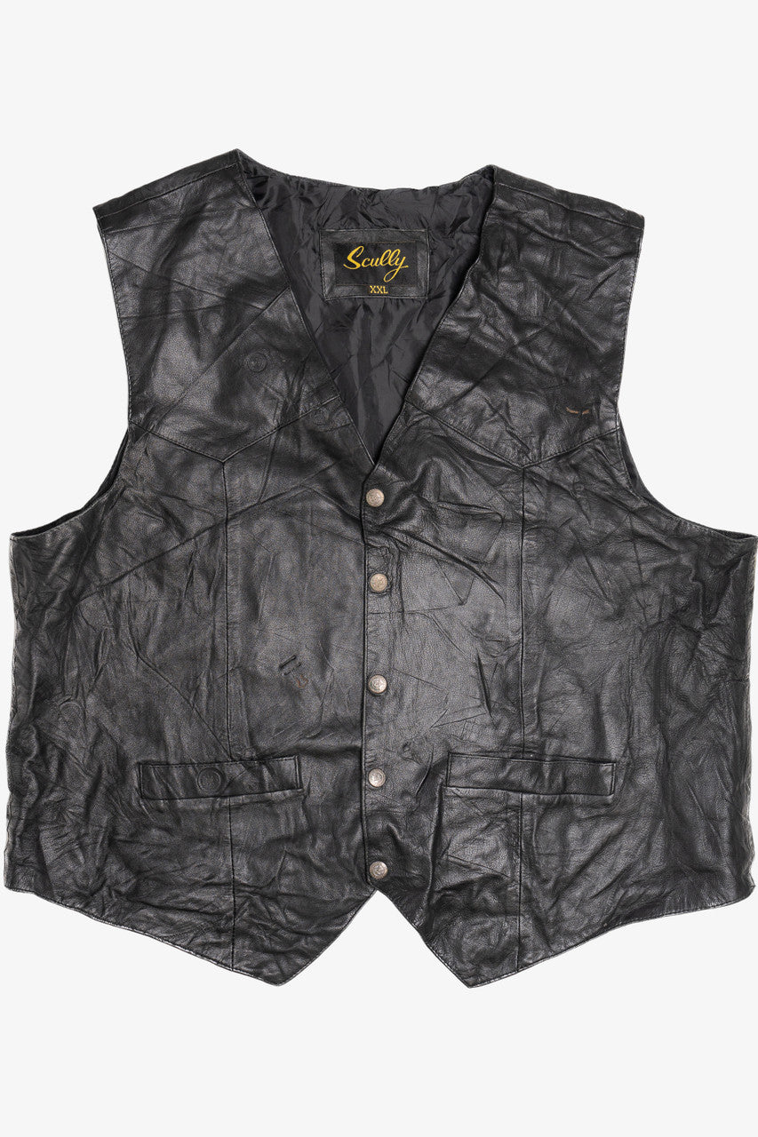 Vintage Scully Buttery Soft Leather Vest (1990s) 685
