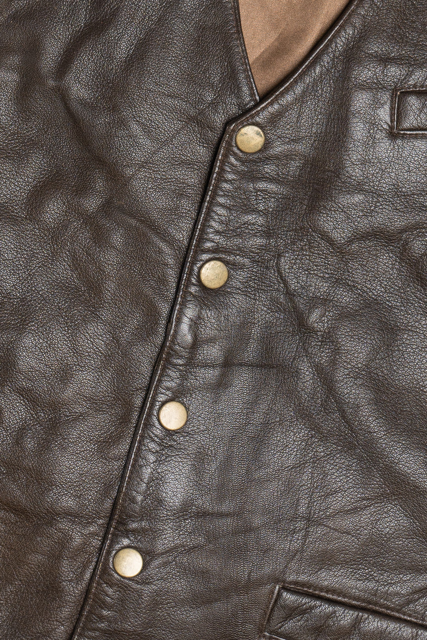 Vintage Chief Apparel Leather Vest (1990s)