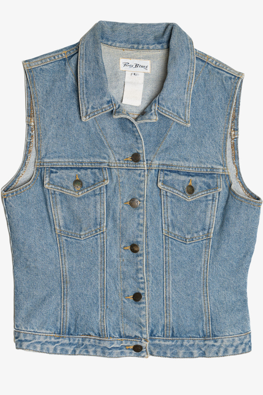 Vintage Paris Blues Denim Vest (1990s)