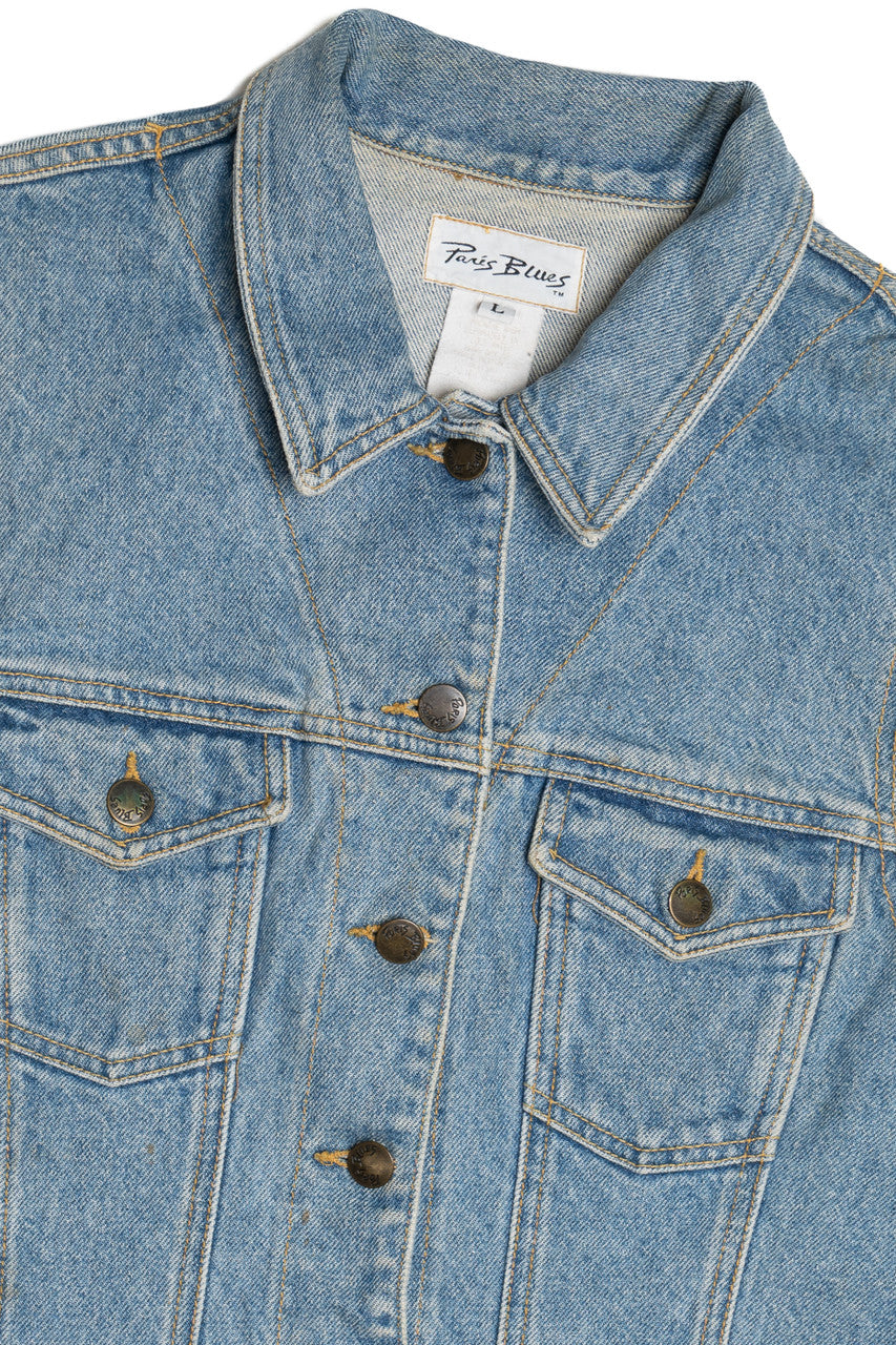 Vintage Paris Blues Denim Vest (1990s)