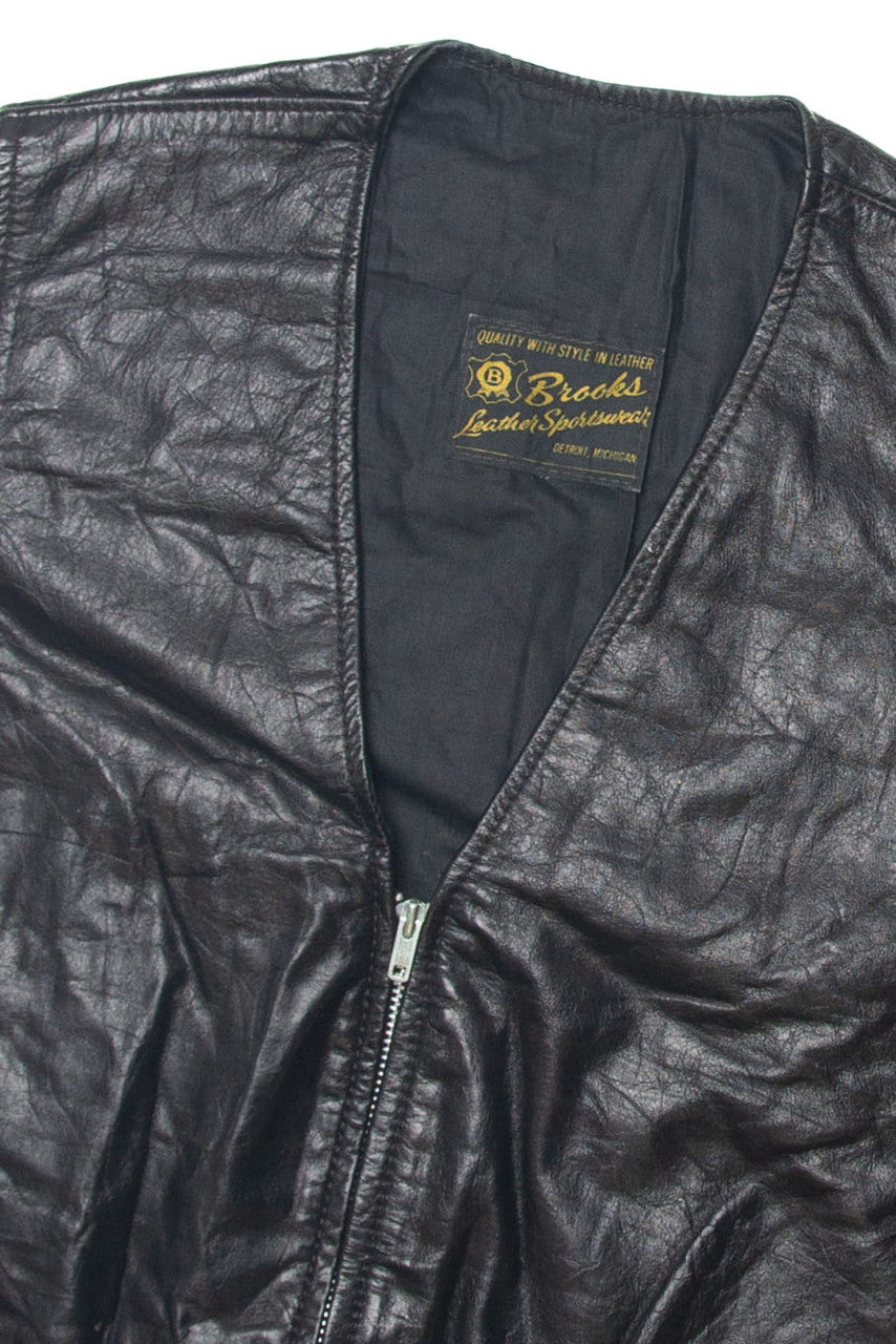 Vintage Brooks Leather Vest