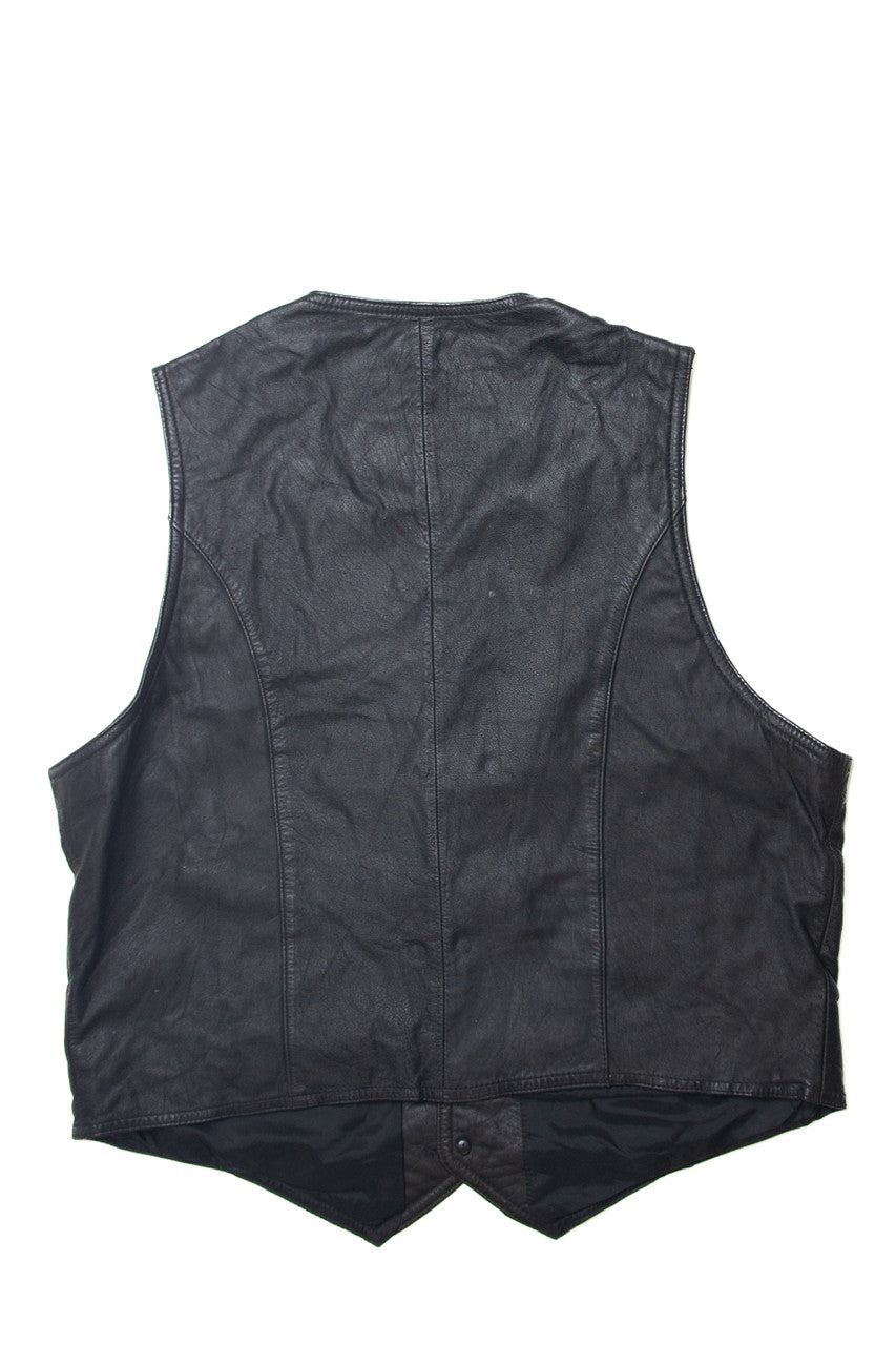 Vintage Open Road Leather Vest