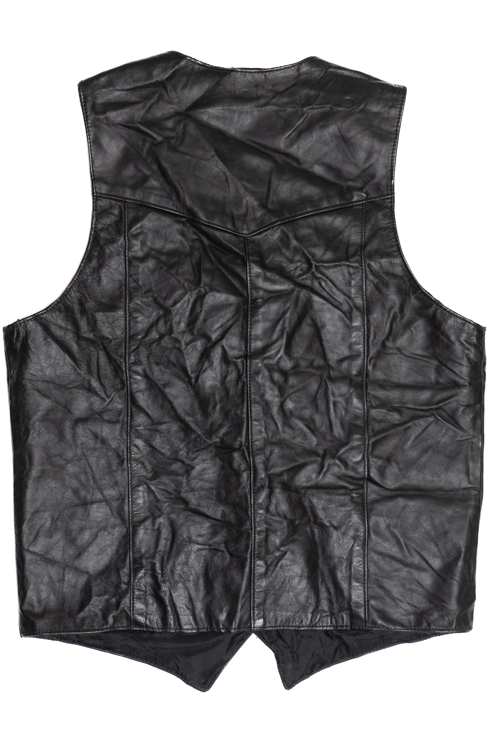Vintage Park V Leather Vest (1990s)