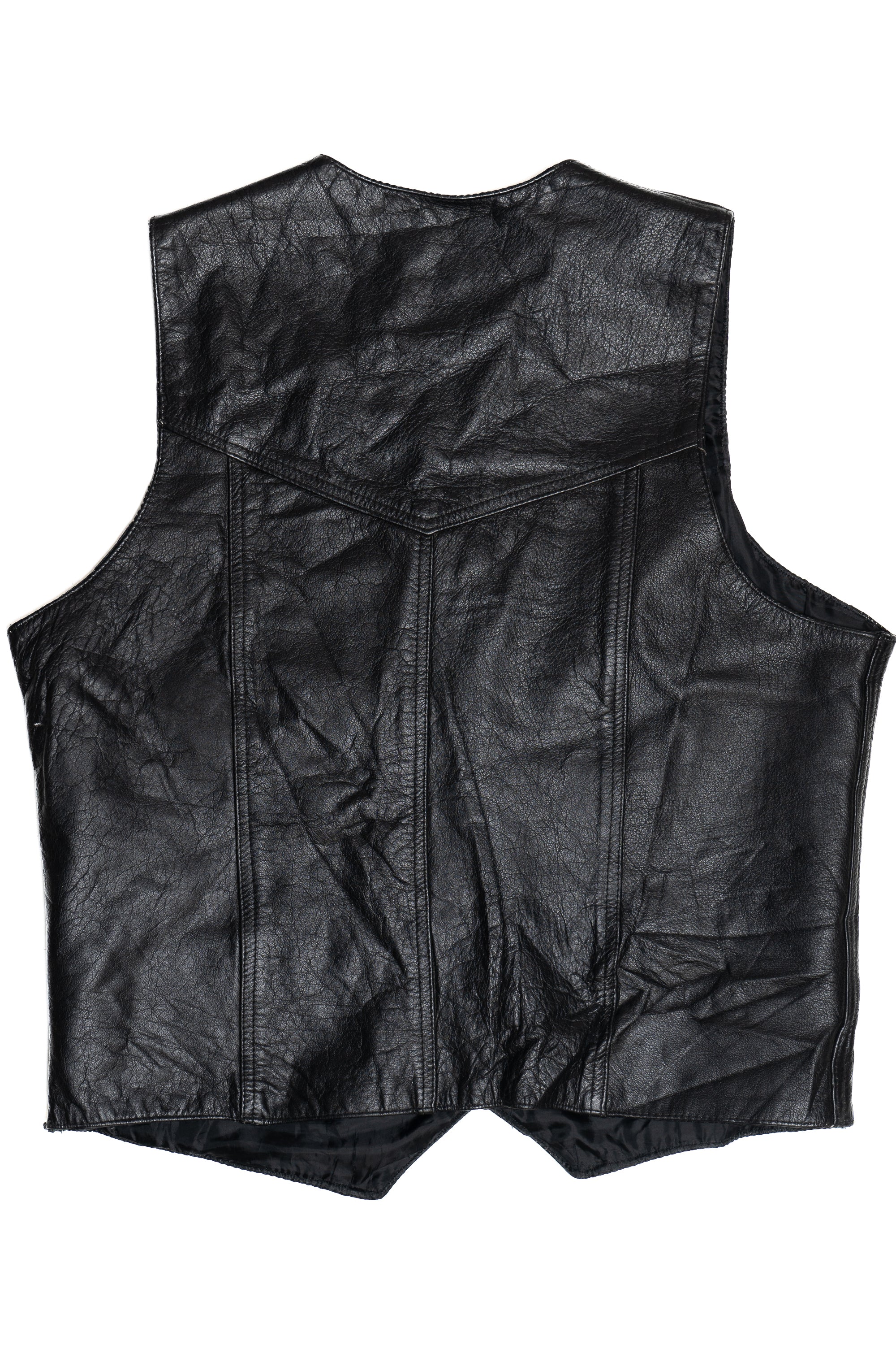 Vintage Crossroads Leather Vest (1990s)