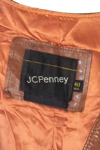Vintage JC Penney Leather Vest (1990s)