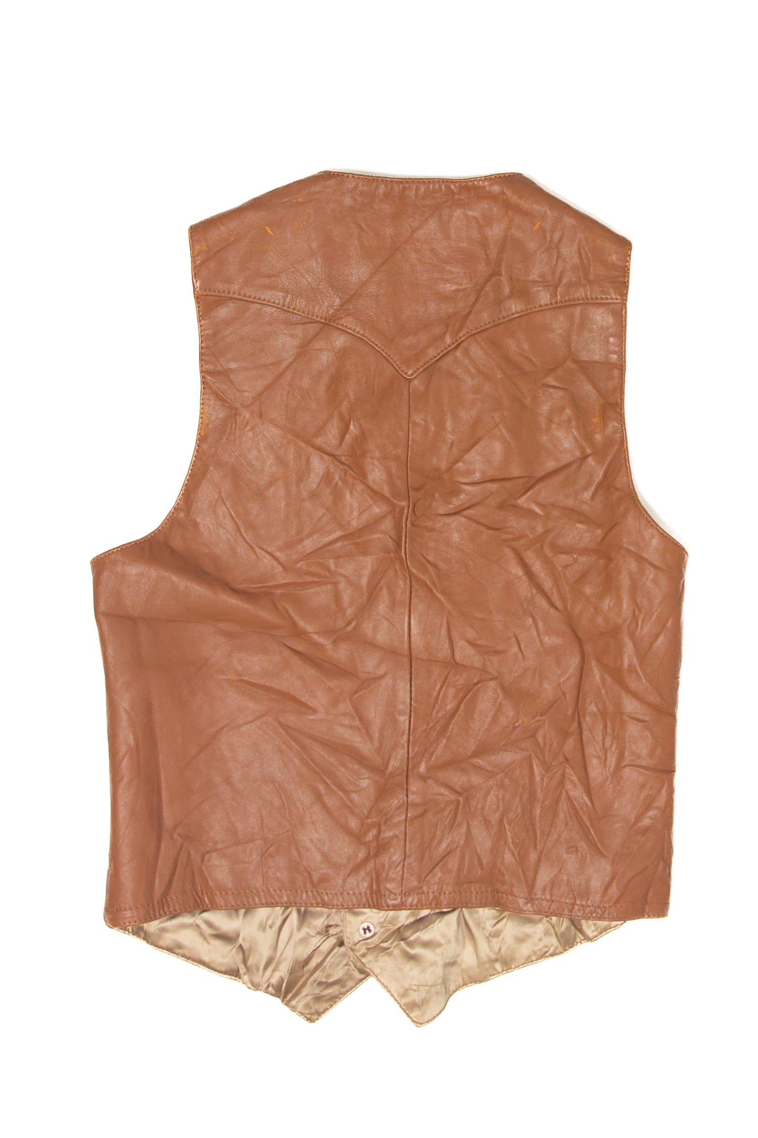 Vintage Beau-Geste Leather Vest (1980s)