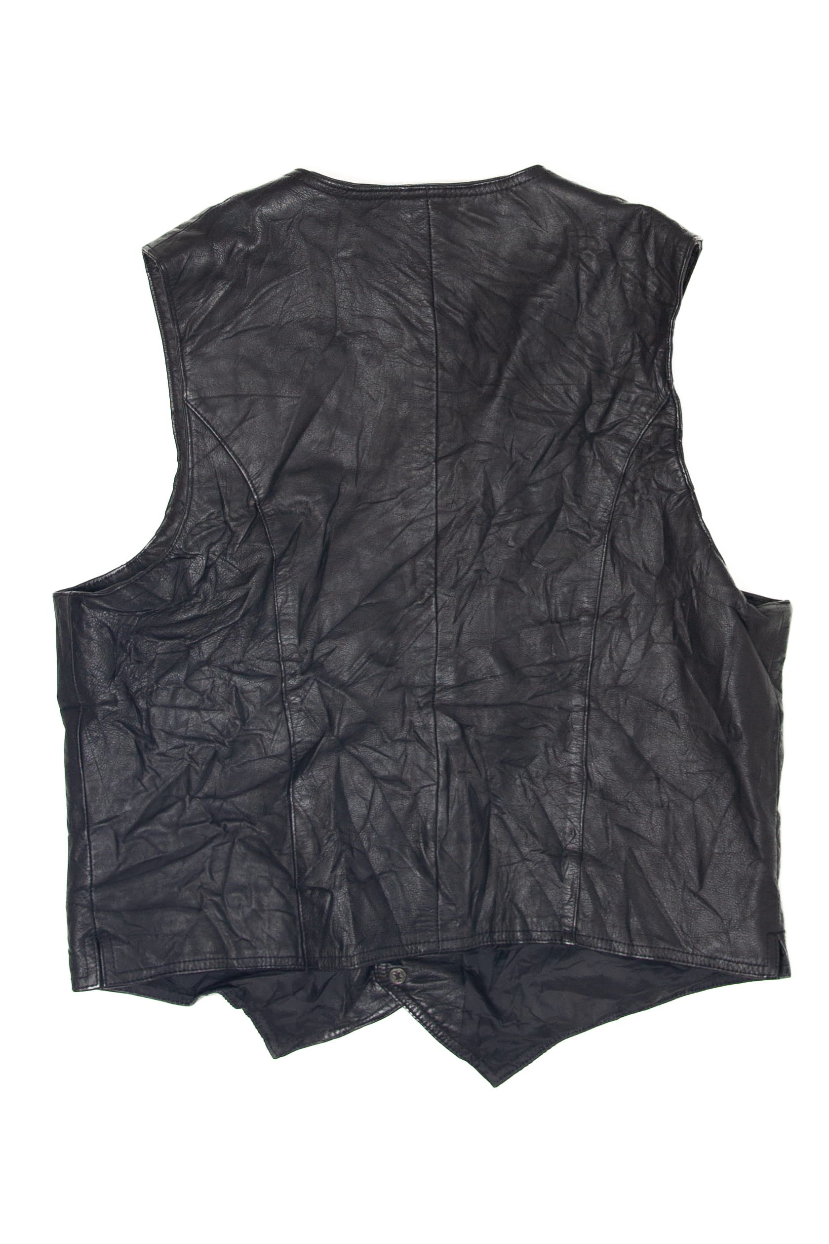 Vintage Open Road Leather Vest (1990s)